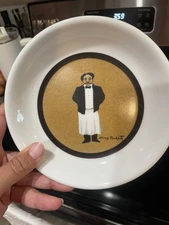 Guy buffet French Waiter Olive Oil Dipping Plate Dish
