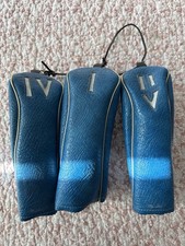 Vintage MacGregor Golf Club Head Covers Set of 3  Vinyl I II IV Fairway Woods