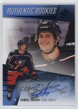 2023-24 Upper Deck SP Game Used Authentic Rookies Samuel Knazko #242 Auto 1pa2