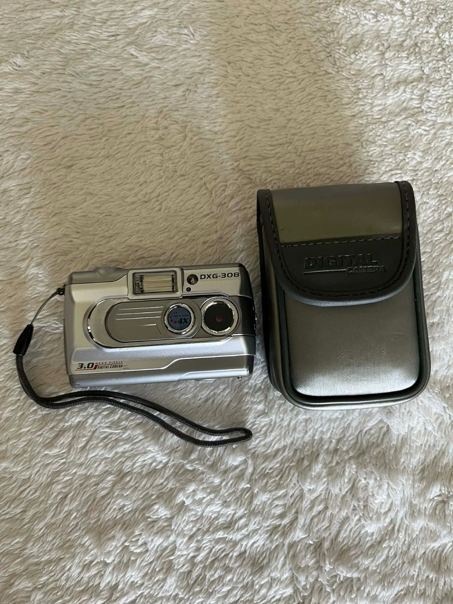 Vintage DXG-308 Silver Ultra Compact Digital Camera | eBay