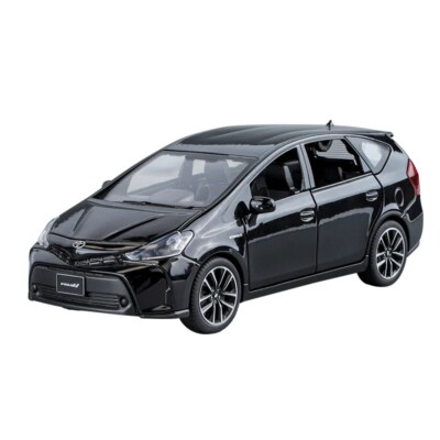 1/32 Toyota Prius Diecast Model Metal Alloy Car Sound Light Kids