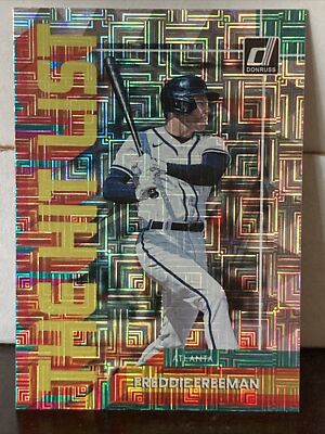2022 PANINI DONRUSS FREDDIE FREEMAN THE HIT LIST VECTOR PARALLEL #THL-7 BRAVES