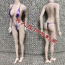 1/6 Purple Bikini Swimwear Outfit Clothes For 12in Female PH TBL JO UD Figure