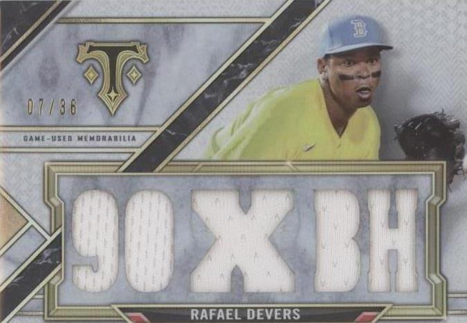 2021 Topps Triple Threads - Alex Verdugo Rafael Devers Xander