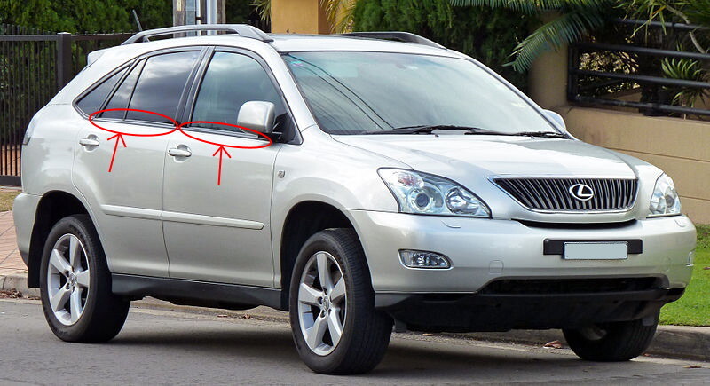 LEXUS　RX３３０　アイボリー　サンバイザー　純正　ハリアー　３０ LEXUS RX330 アイボリー サンバイザー 純正 ハリアー 30