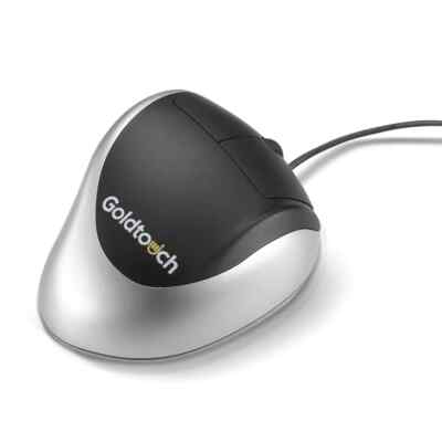 Goldtouch Right-Handed Comfort MOUSE   USB Wired Black/Silver KOV-GTM-R
