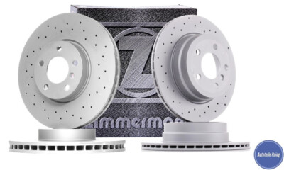 ZIMMERMANN BREMSSCHEIBEN SET VORNE & HINTEN BMW X5 X6 E70 F15 F85 E72 F16 F86