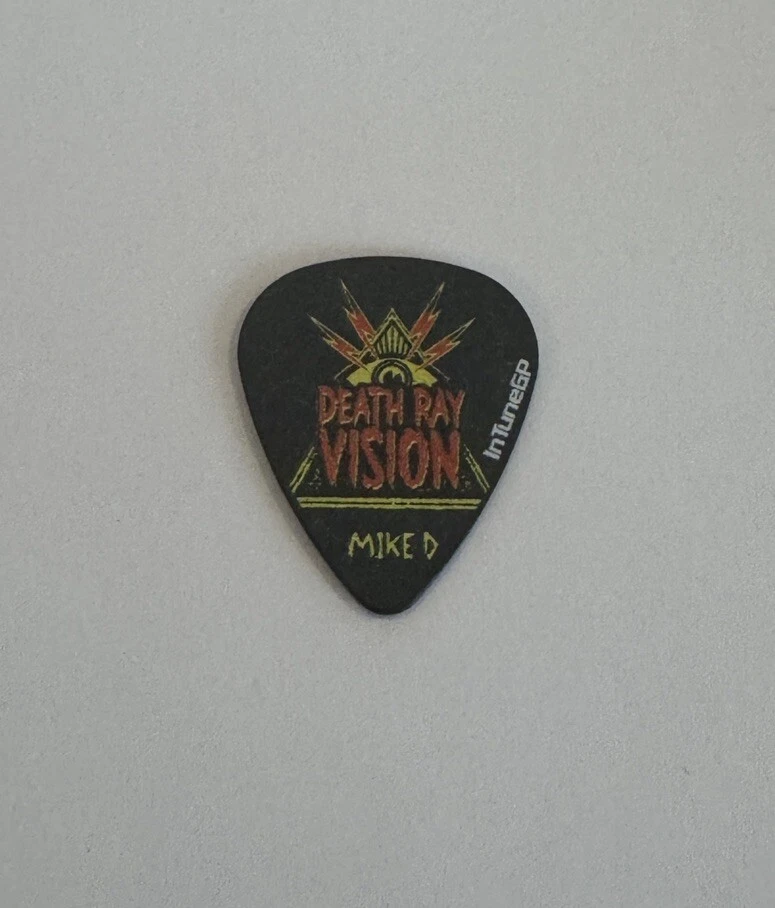 KILLSWITCH ENGAGE MIKE D'ANTONIO DEATH RAY VISION Tour Issue GUITAR PICK Black - Image 4 of 4