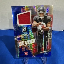 2023  Optic BIJAN ROBINSON 1st Year Fresh Jersey BLUE PRIZM RC Rookie (A085) 