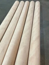 2-3/4"x36" Curly/Tiger/Flame Yellow BIRCH Dowel *Kiln Dried* Turning Wood