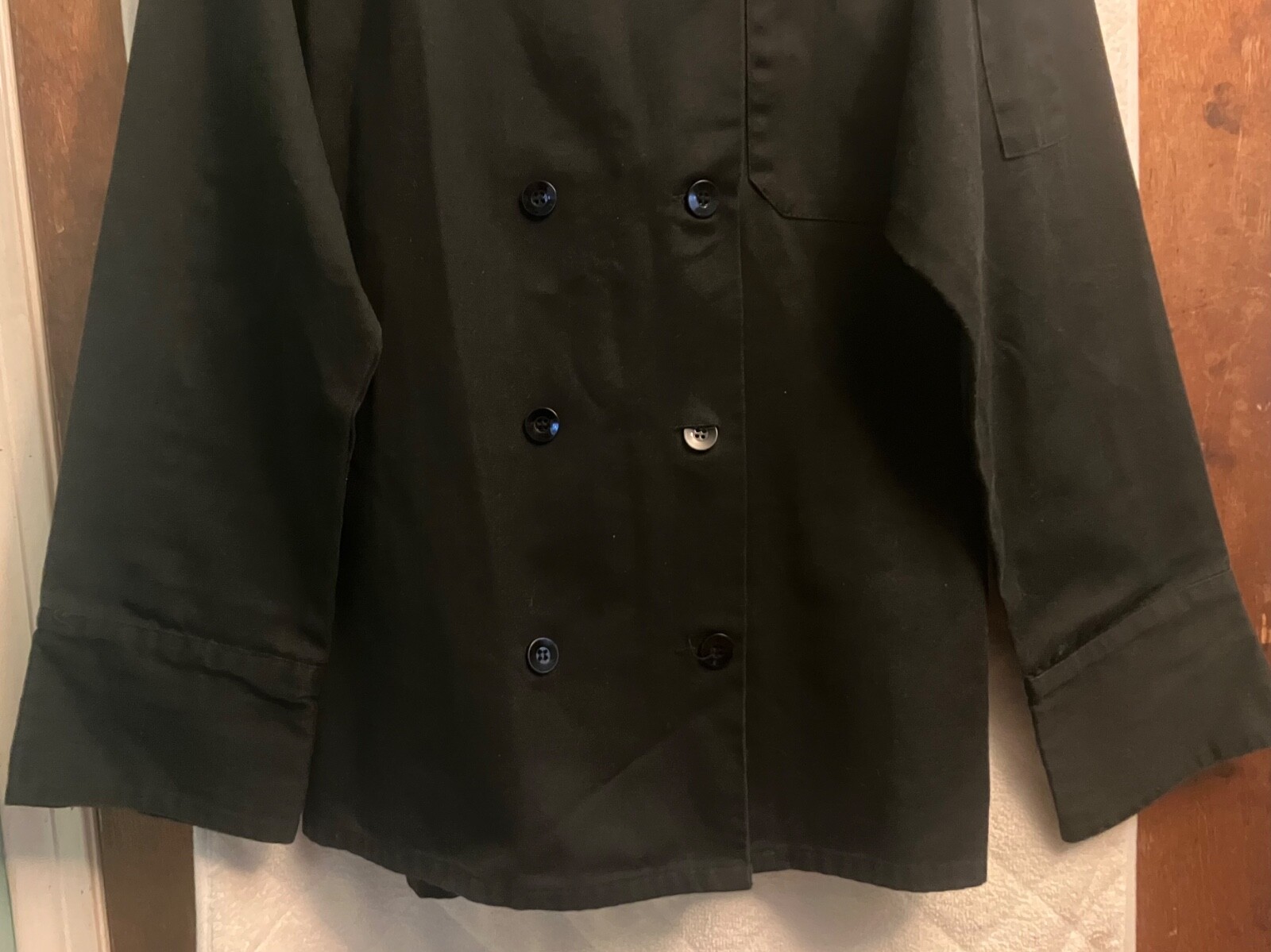 Uncommon Threads Black Chef Coat/Chef Uniform (Size XS)