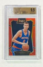 2015-16 Select Kristaps Porzingis Red /149 BGS 9.5 w/ 2 10's Rookie Card RC