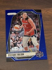 2024 Panini Prizm WNBA #34 Blue Velocity Prizm Stefanie Dolson Mystics