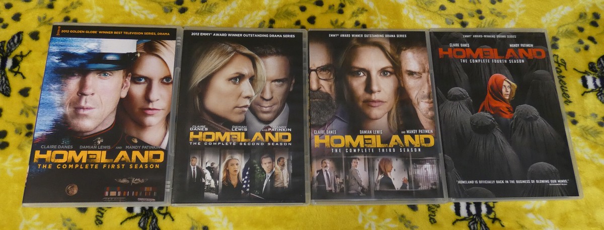 Homeland Complete Seasons 1-4 DVD 1 2 3 4 Thriller Crime Drama | eBay
