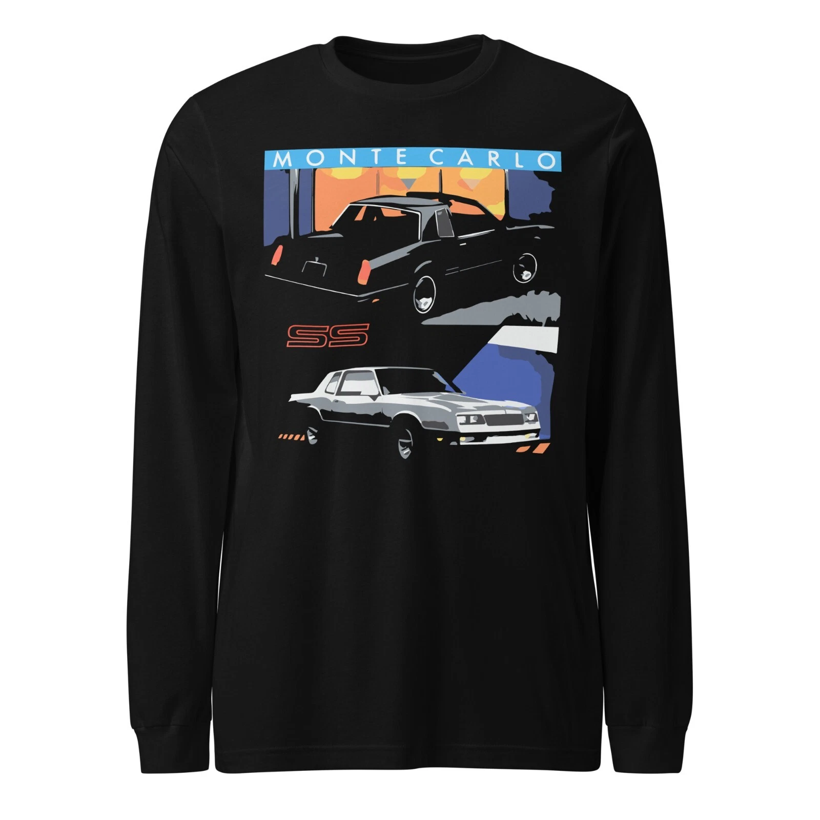1988 Chevy Monte Carlo LS & SS Coupes long sleeve tee
Opens in a new window or tab