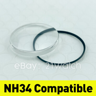 SKX SRPD Top Hat Sapphire Crystal NH34 Compatible for Flat Bezel