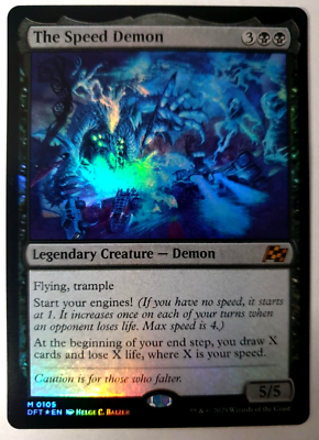 MTG: Aetherdrift - The Speed Demon - FOIL Mythic - 0105 NM