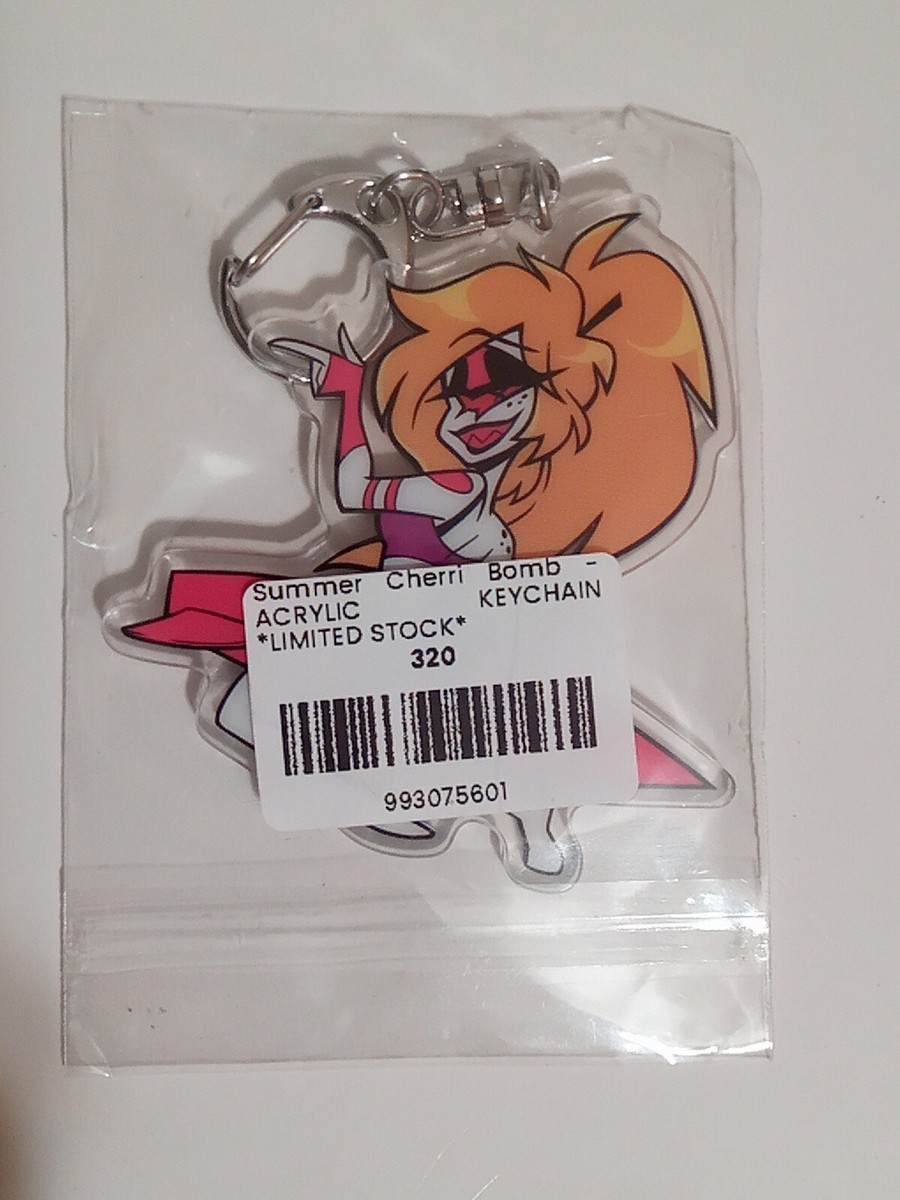 Hazbin Hotel Summer 2022 Cherri Bomb Acrylic Keychain Vivziepop | eBay