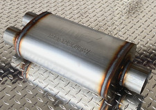 Magnflow 5x8 Oval Straight Muffler Ss 3 In 2.5 Out 14 Body - 12198 New