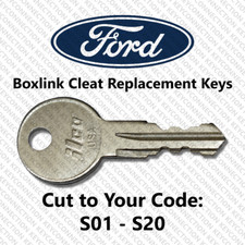 Boxlink Cleat Replacement Key Ford Truck Bed Tie Downs Cut to Code S01 - S20