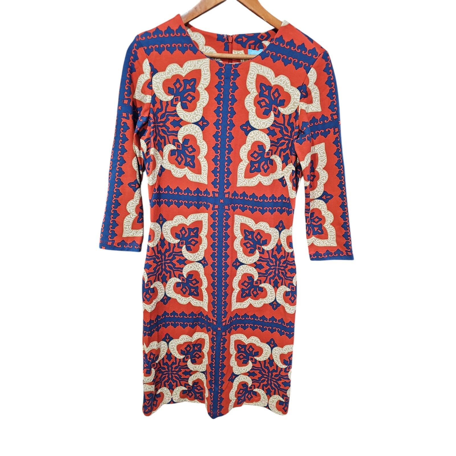 J. McLaughlin Devon Pinwheel Patch Print Dress Na… - image 4