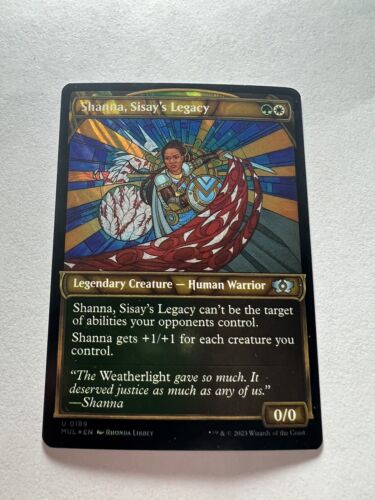 MTG Magic: The Gathering FOIL Shanna, Sisay's Legacy Halo Showcase MUL NM! - Picture 1 of 2