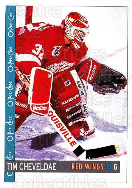 1992-93 O-Pee-Chee #128 Tim Cheveldae