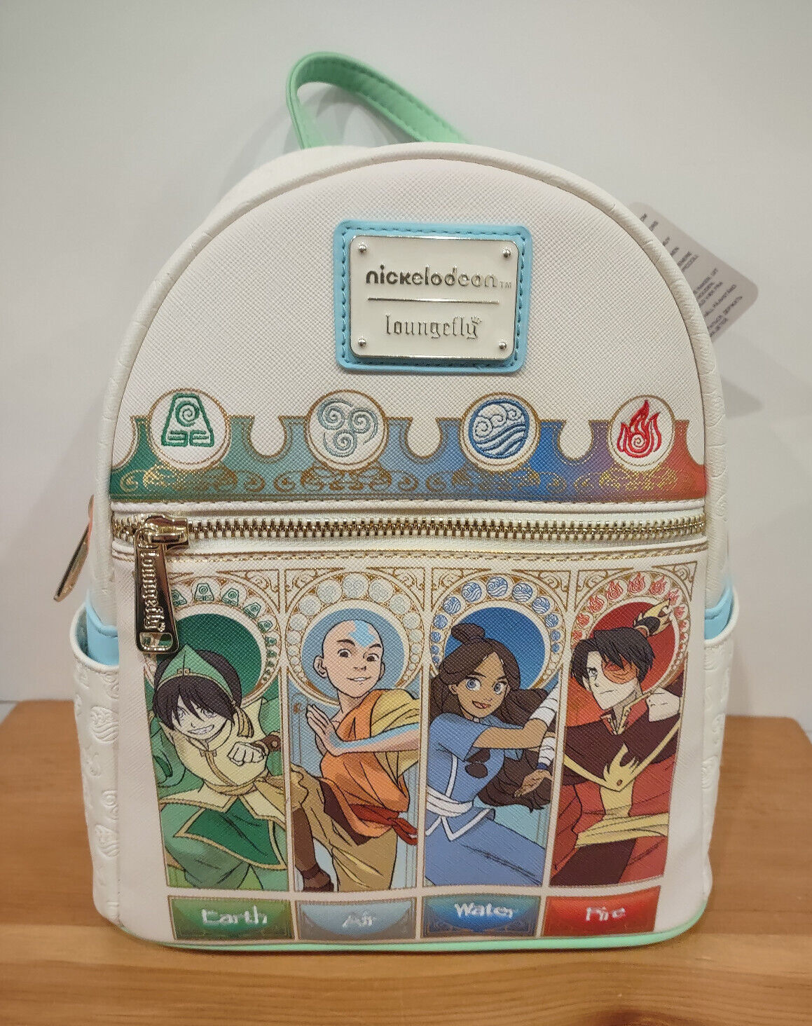 Loungefly Avatar The Last Airbender Elements Debossed Mini Backpack NWT