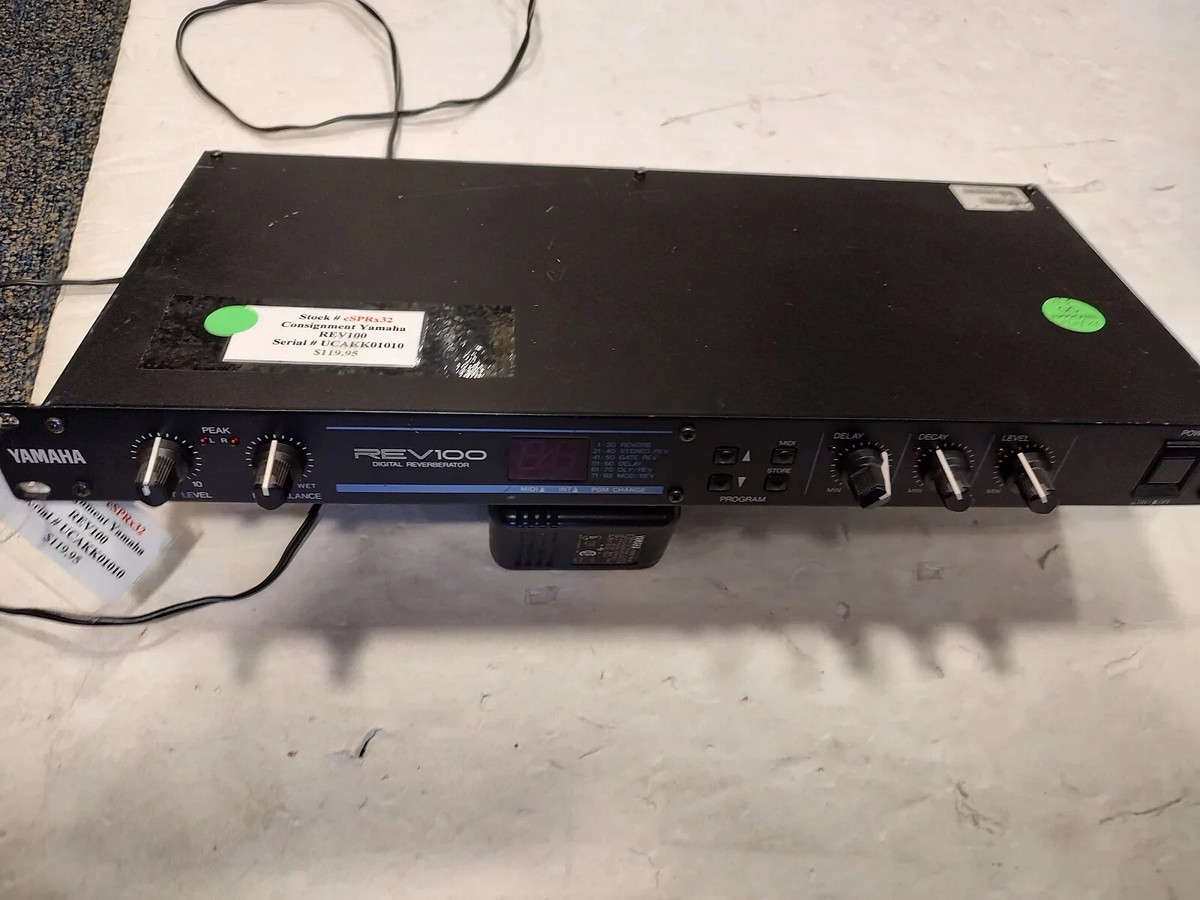 Used Yamaha REV100 Digital Reverberator | eBay Used Yamaha REV100 Digital Reverberator | eBay