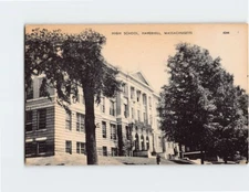 Postcard High School Haverhill Massachusetts USA