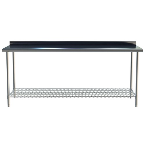 Stainless Steel Wire Shelf Work Table Food Prep Commercial Kitchen Work Bench UK - Picture 28 of 47