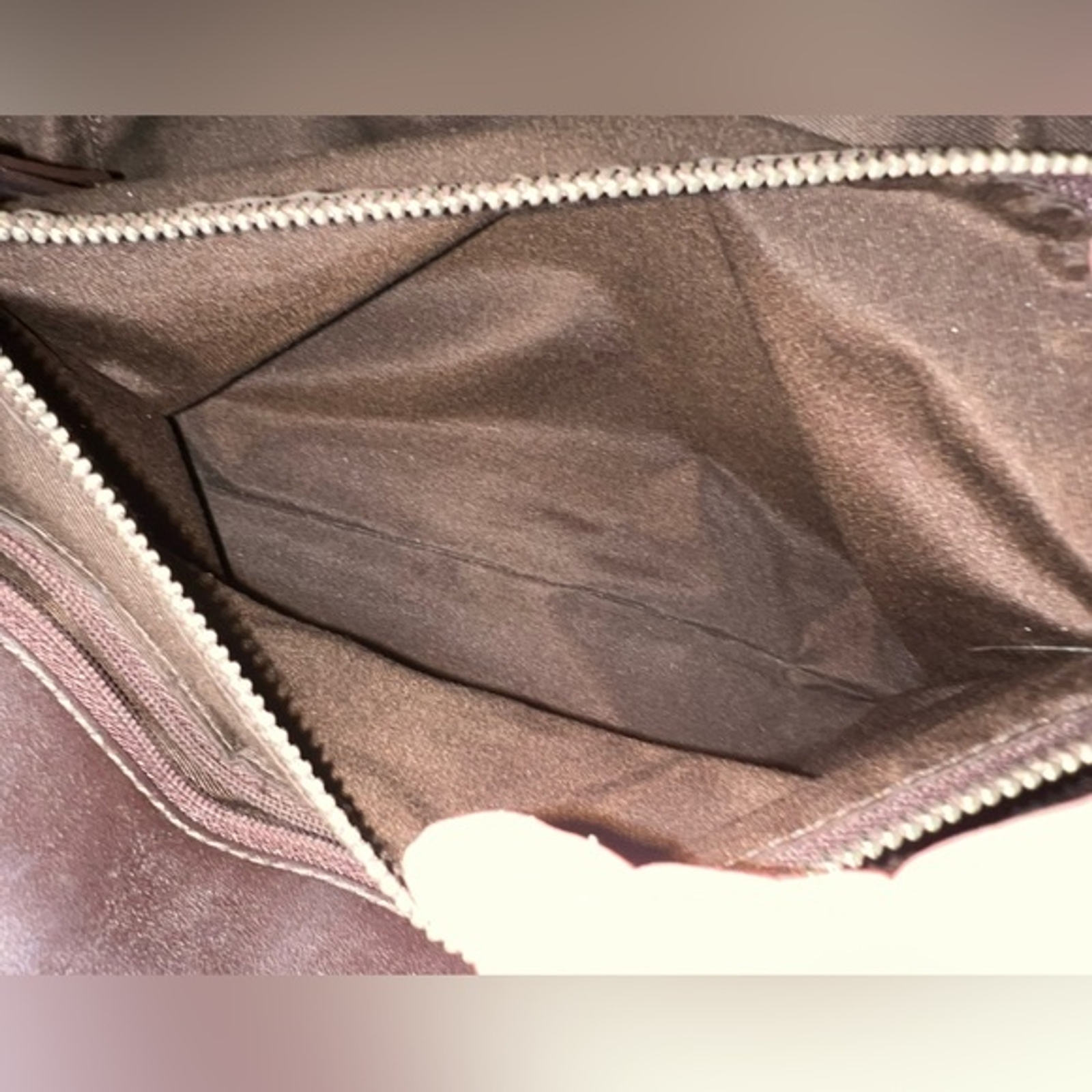 Coach Authentic Hampton F12643 Brown Signature Sa… - image 12