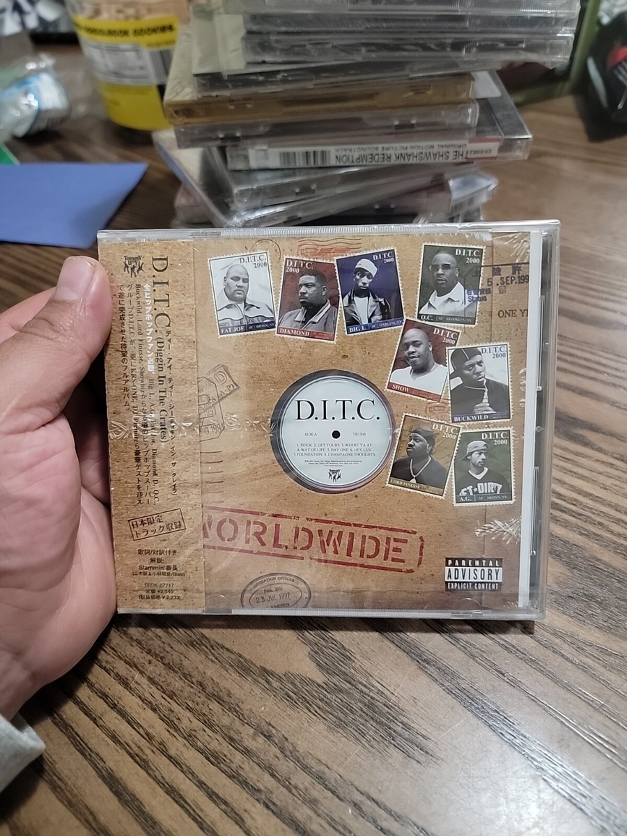 D.I.T.C. - Worldwide (CD 2000 Toy's Factory) JAPAN OBI STRIP. FAT