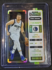 Luka Doncic 2022-23 Panini Contenders First Round Ticket /199 #57 Mavs Lakers