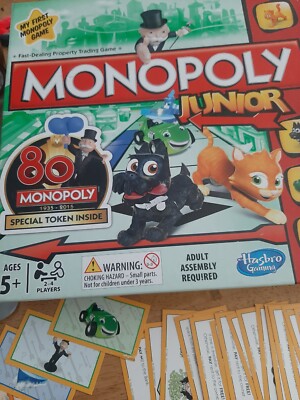 Monopoly Junior 80th Anniversary Edition with Special Token Inside (1935-2015)