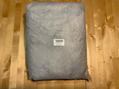 Threshold 50''x70'' plush Throw Blanket -Grey Neutral Super Soft r