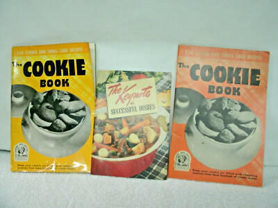 COOKBOOK/Booklets--1940's  [3] Culinary Inst--Cookie Book & Maggi Seas- Vtg Orig