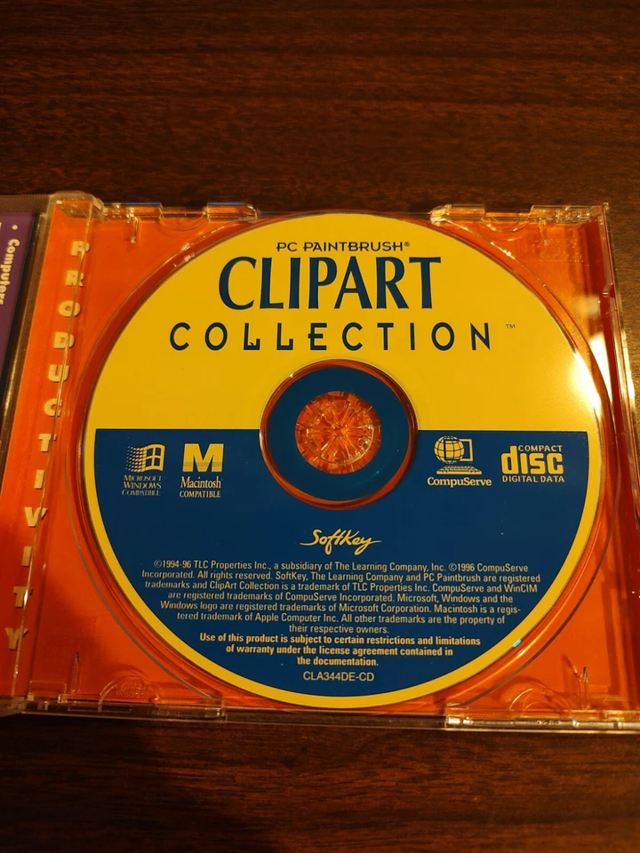 WINDOWS PC Paintbrush Clip Art Collection SOFTKEY Win 3.1 Win95 compatible - Image 2 of 3