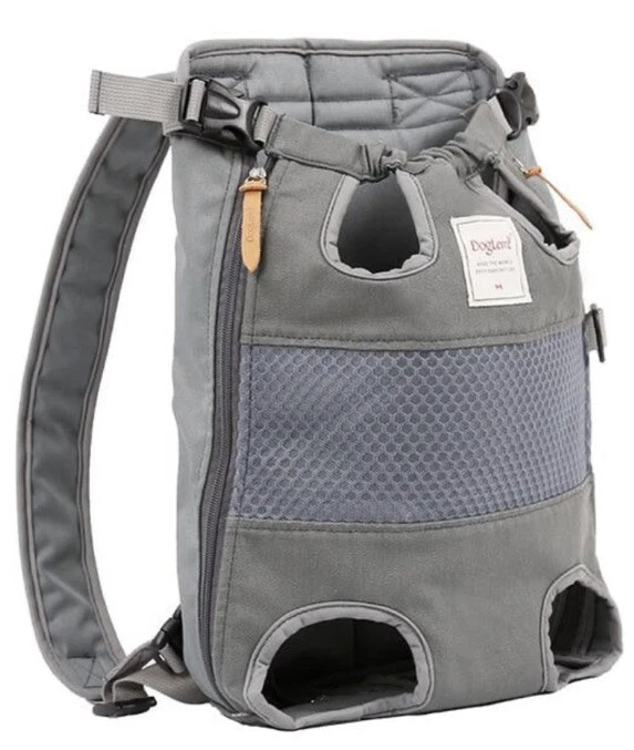 Doglemi Dog Canvas Backpack Pet Carrier Bag Breathable Mesh Adjustable  Strap. | eBay