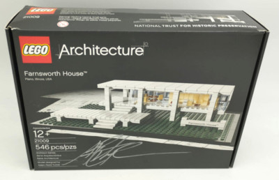 LEGO 21009 Farnsworth House MISB NEW Architecture SIGNED AUTOGRAPH by designer