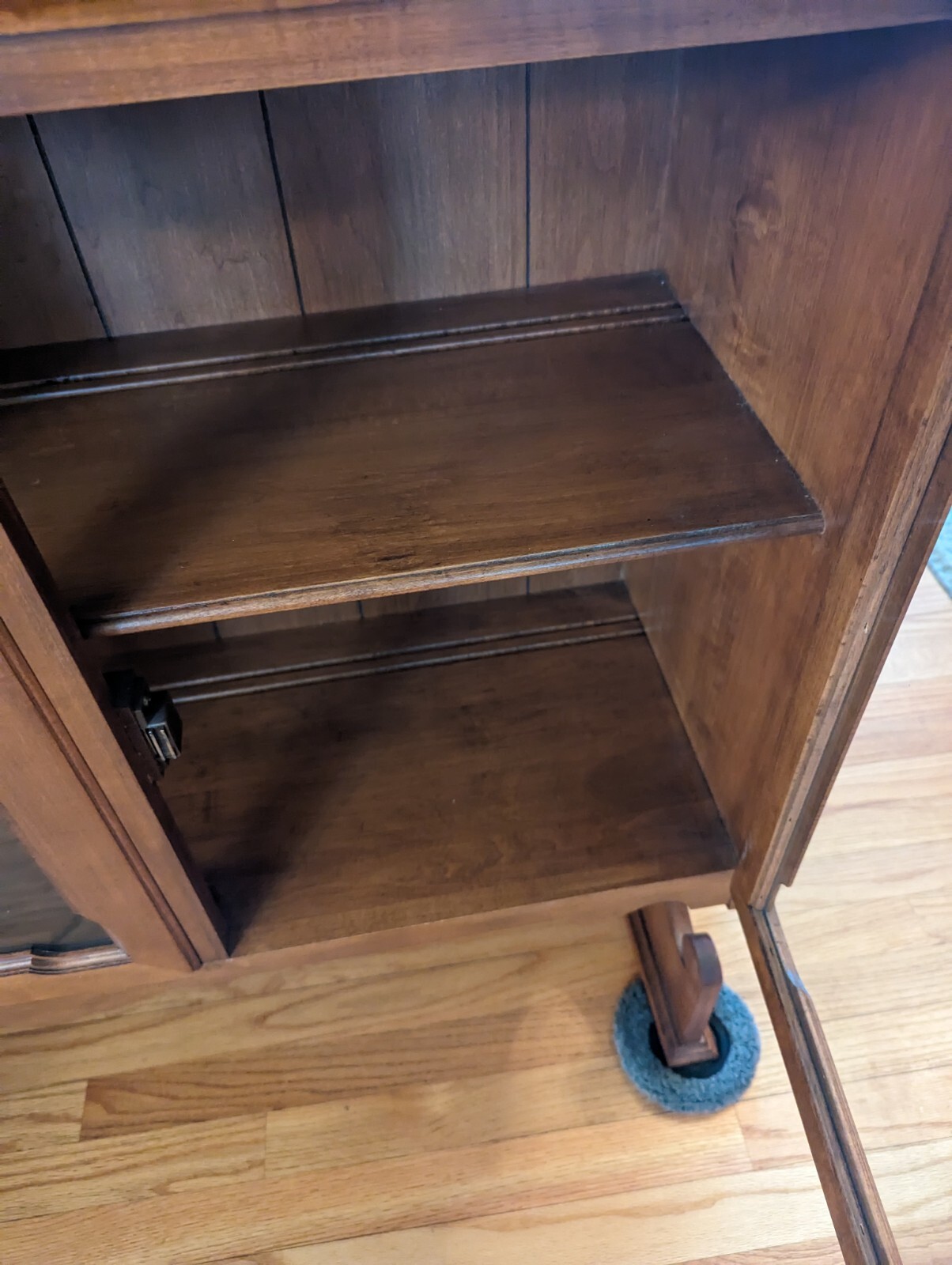 VINTAGE TELL CITY HARD ROCK MAPLE HUTCH TOP ONLY 8386.GLASS DOORS eBay