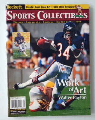 BECKETT SPORTS COLLECTIBLES - HEFT SEPTEMBER 2000 #113 - WALTER PAYTON - SELTEN