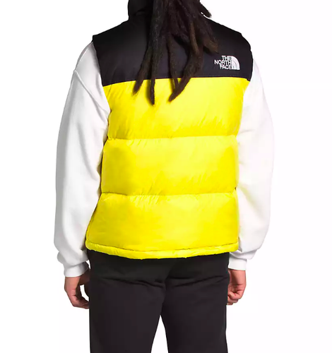 1996 Retro Nuptse Vest TNF LEMON 