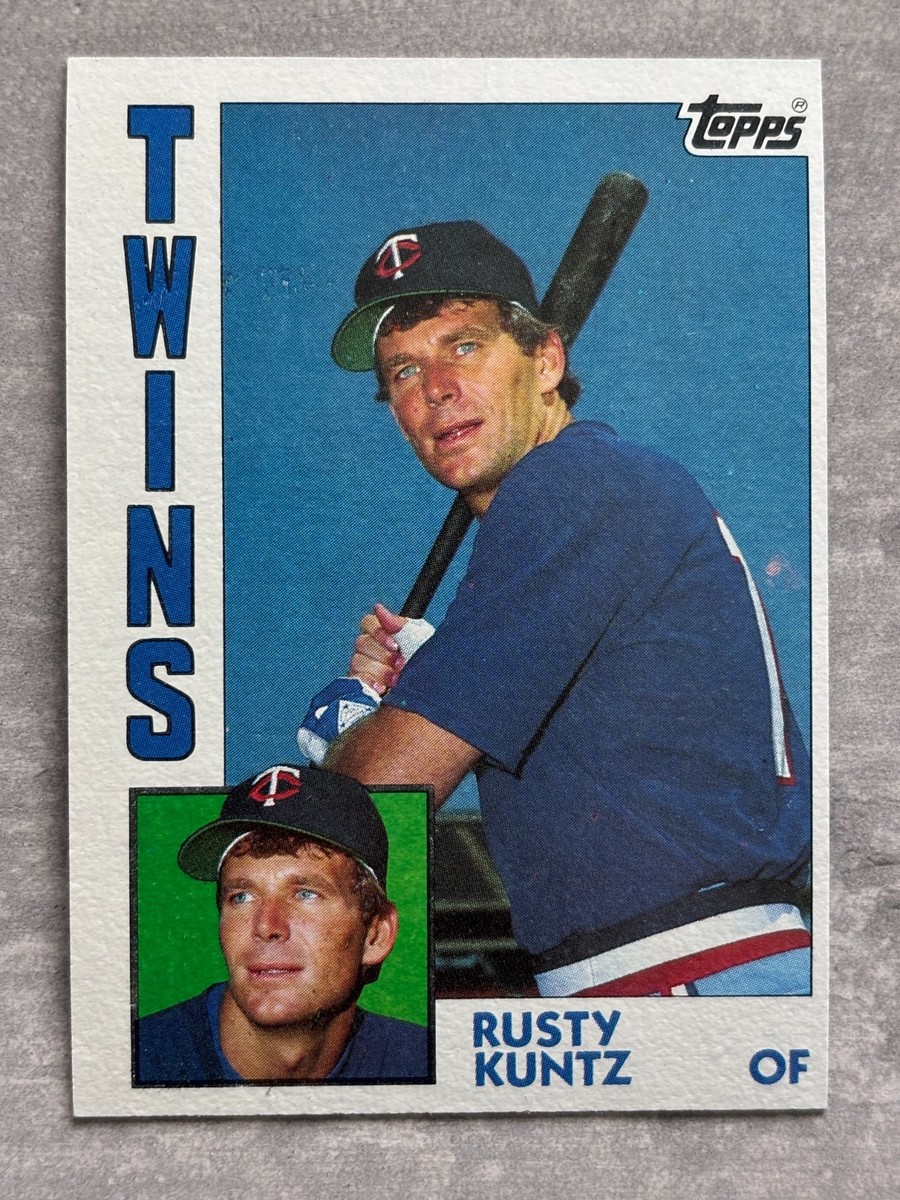 1984 Topps RUSTY KUNTZ Baseball's Dirtiest Funniest Name Real