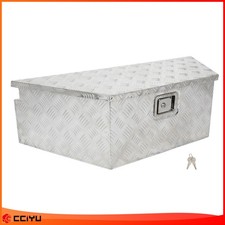 Aluminum Trailer Pickup Truck Tool Box Bed Underbody Storage 39x16.5x12 Aluminum Trailer Pickup Truck Tool Box Bed Underbody Storage 39x16.5x12