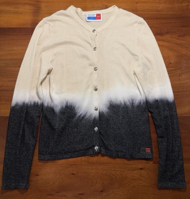 Rainer Engel Sport Womens Knit Button Up Cardigan Sweater Sz Small 