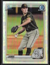2020 Bowman Draft #BD-99 Justin Lange Chrome Refractor