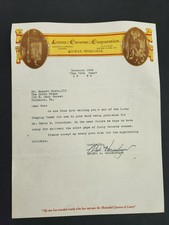 1950 vintage LURAY CAVERNS CORP va LETTERHEAD letter HARNSBERGER DIETZ