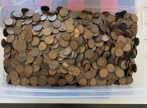 18 Lb+ Huge Lincoln Wheat Cent Cull And Better Lot - Mixed Dates.