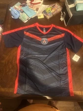 Paris Saint Germain PSG Football Soccer Shirt Jersey Men's Medium NWT PSG66PF-WP